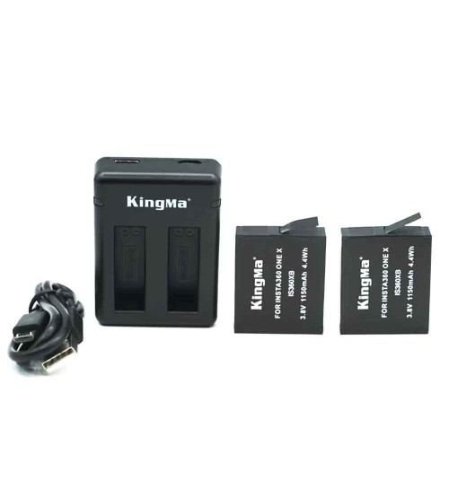 KINGMA BM054 for INSTA360 ONE X 2PACK BATTERY IS360X